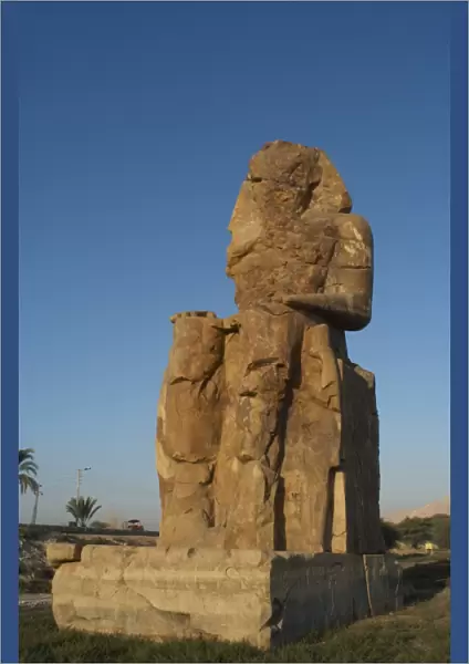 Colossi of Memnon. Western colossus. Luxor. Egypt