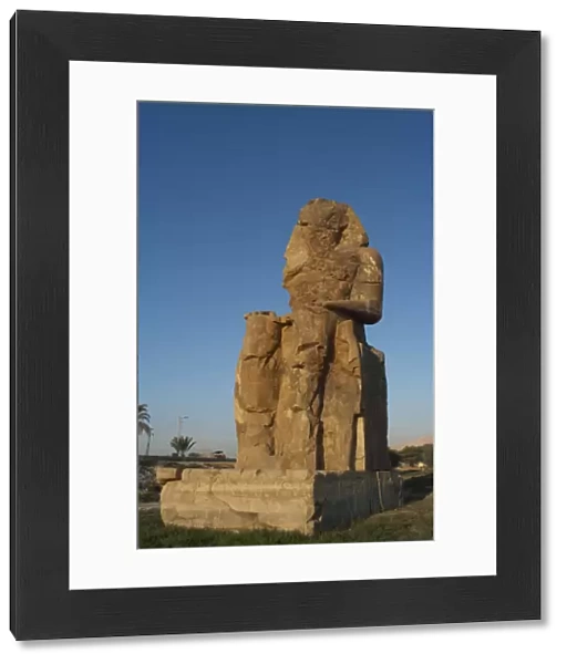 Colossi of Memnon. Western colossus. Luxor. Egypt