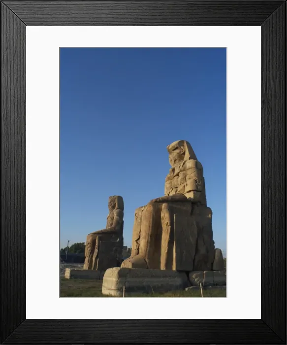 Framed Print : Colossi of Memnon. Luxor. Egypt Framed Print : Colossi of Memnon. Luxor. Egypt
