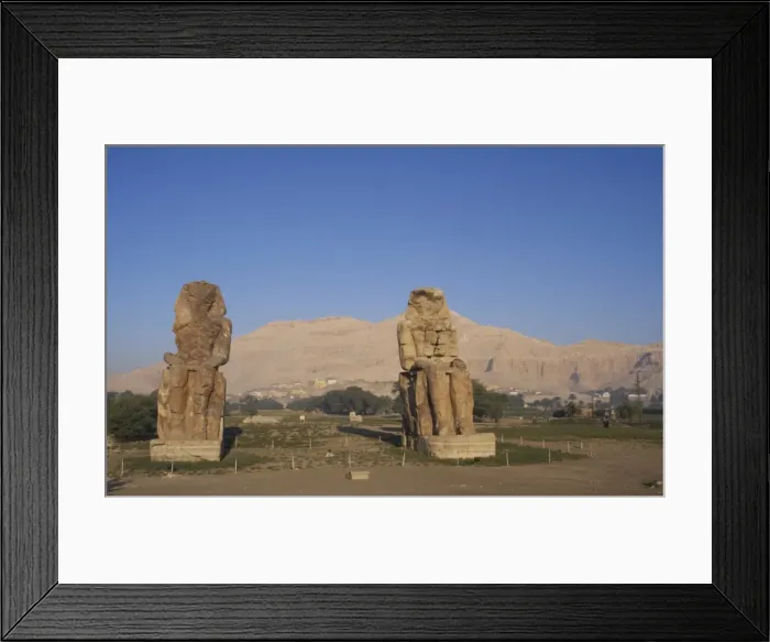 Framed Print : Colossi of Memnon. Luxor. Egypt Framed Print : Colossi of Memnon. Luxor. Egypt