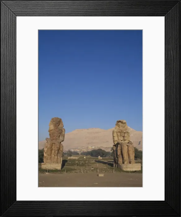 Framed Print : Colossi of Memnon. Luxor. Egypt Framed Print : Colossi of Memnon. Luxor. Egypt