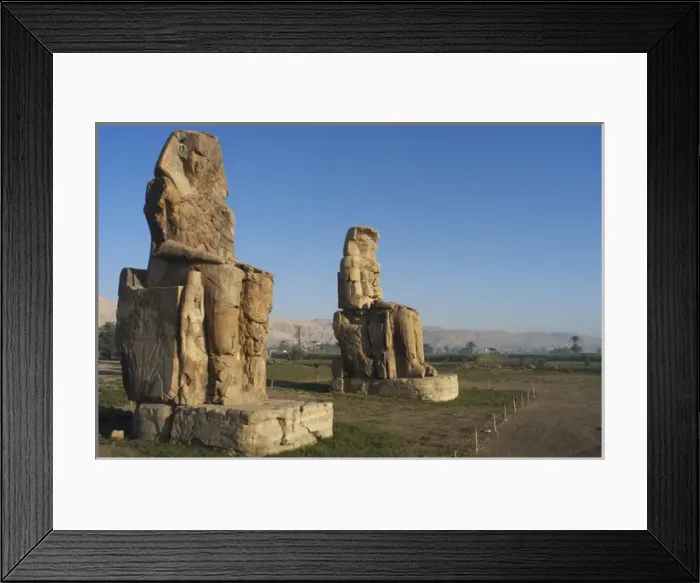 Framed Print : Colossi of Memnon. Luxor. Egypt Framed Print : Colossi of Memnon. Luxor. Egypt