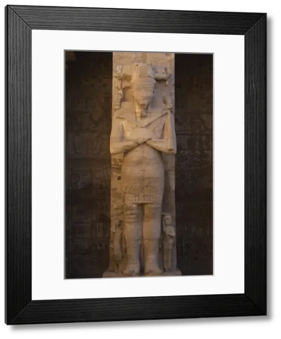 Framed Print : Temple of Ramses III. Great colossal statues of Ramses III d Framed Print : Temple of Ramses III. Great colossal statues of Ramses III d