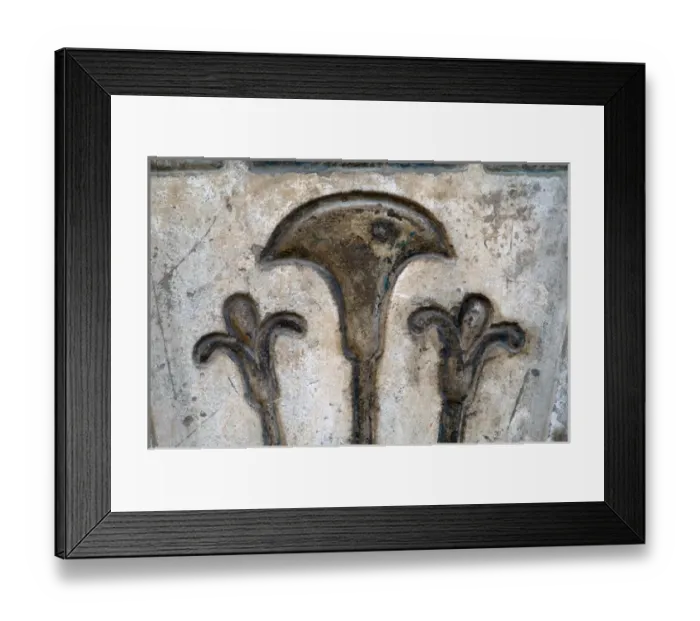 Framed Print : Temple of Ramses III. Papyrus. Relief. Egypt Framed Print : Temple of Ramses III. Papyrus. Relief. Egypt