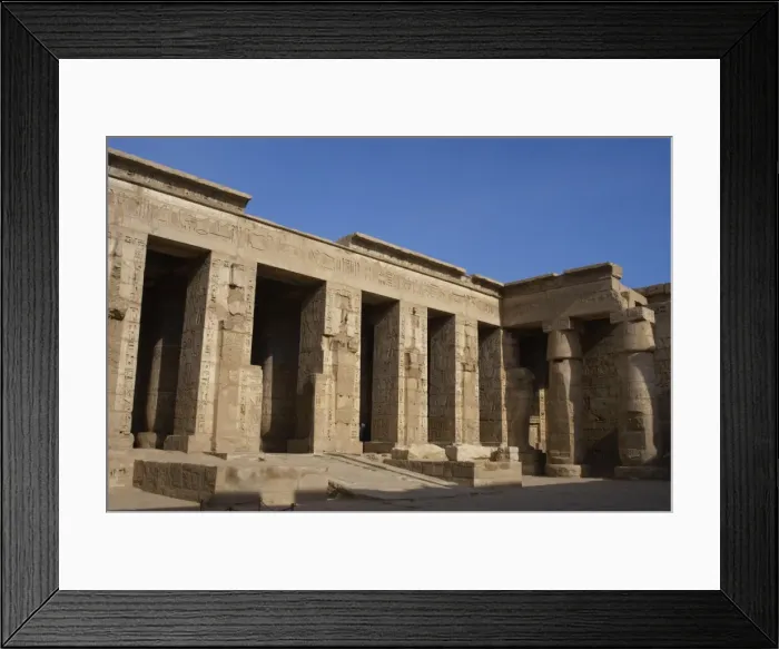 Framed Print : Temple of Ramesses III. Egypt Framed Print : Temple of Ramesses III. Egypt