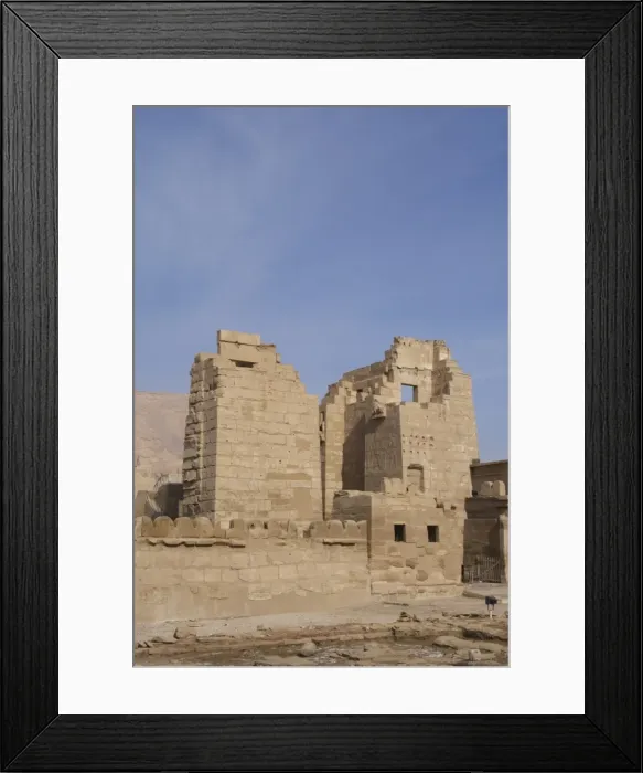 Framed Print : Temple of Ramses III. Egypt Framed Print : Temple of Ramses III. Egypt