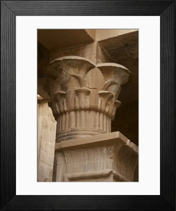 Framed Print : Valley of the Artisans. Temple of Hathor and Maat. Inside vi Framed Print : Valley of the Artisans. Temple of Hathor and Maat. Inside vi