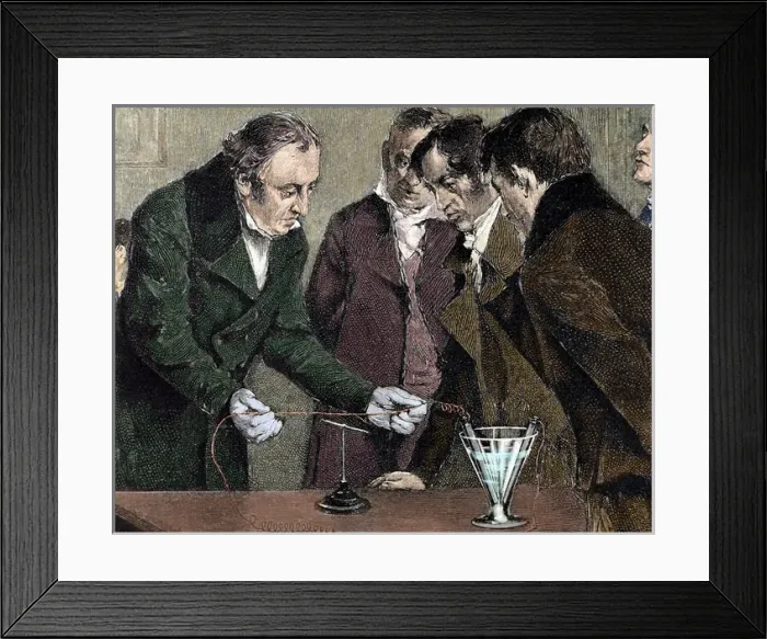 Framed Print : Oersted, Hans Christian (1777-1851). Danish physicist Framed Print : Oersted, Hans Christian (1777-1851). Danish physicist