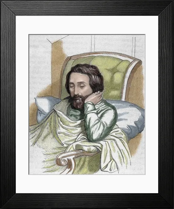 Framed Print : HEINE, Heinrich (1797- 1856). German writer Framed Print : HEINE, Heinrich (1797- 1856). German writer
