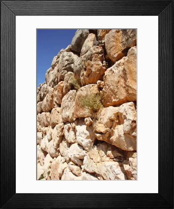 Framed Print : Mycenaean civilization. Mycenae. Cyclopean walls of the city Framed Print : Mycenaean civilization. Mycenae. Cyclopean walls of the city