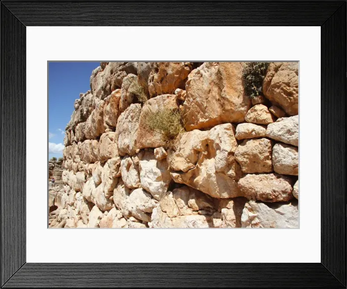 Framed Print : Mycenaean civilization. Mycenae. Cyclopean walls of the city Framed Print : Mycenaean civilization. Mycenae. Cyclopean walls of the city