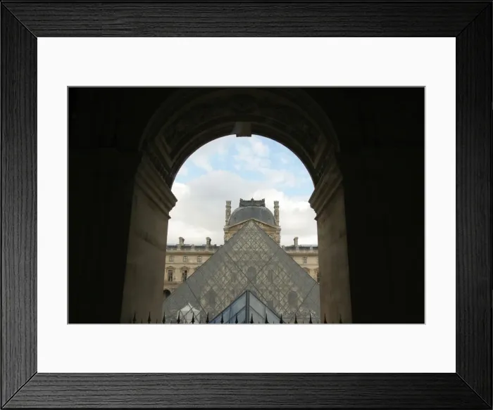 Framed Print : Louvre Museum at night. Paris. France Framed Print : Louvre Museum at night. Paris. France