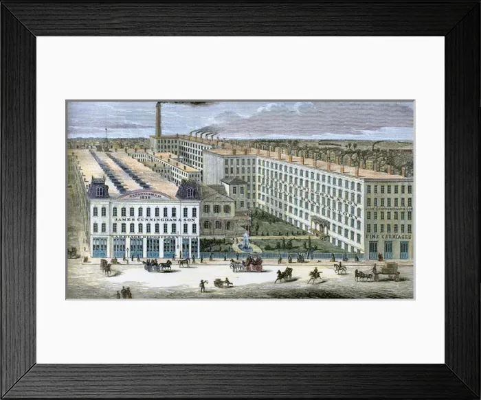 Framed Print : United States. Rochester. Carriage factory James Cunningham Framed Print : United States. Rochester. Carriage factory James Cunningham