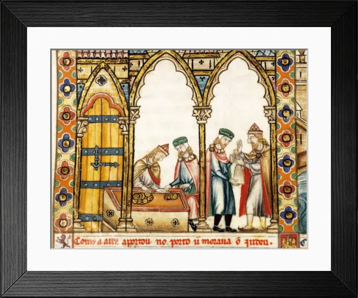 Framed Print : Cantigas de Santa Mari?a (Canticles of Holy Mary). Reign of Framed Print : Cantigas de Santa Mari?a (Canticles of Holy Mary). Reign of