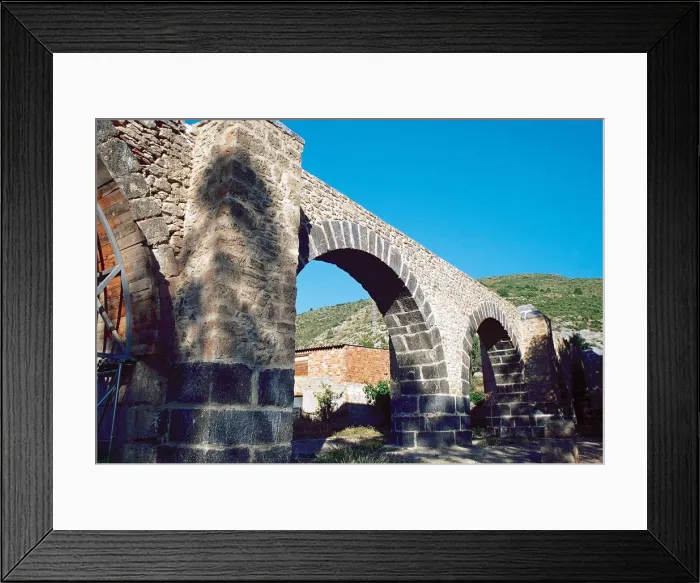 Framed Print : Aqueduct of Los Arcos (1st century A. D. ). National Monument Framed Print : Aqueduct of Los Arcos (1st century A. D. ). National Monument