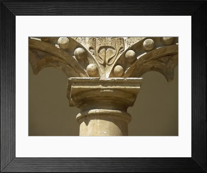 Framed Print : Gothic art. Spain. Guadalajara. Infantado Palace (late 15th Framed Print : Gothic art. Spain. Guadalajara. Infantado Palace (late 15th