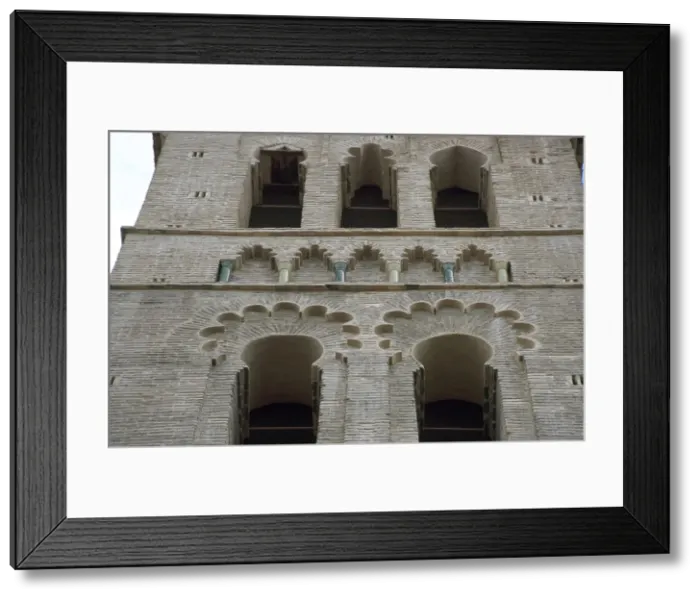 Framed Print : Mudejar art. Church of Santo Tome (11th century). Detail of Framed Print : Mudejar art. Church of Santo Tome (11th century). Detail of