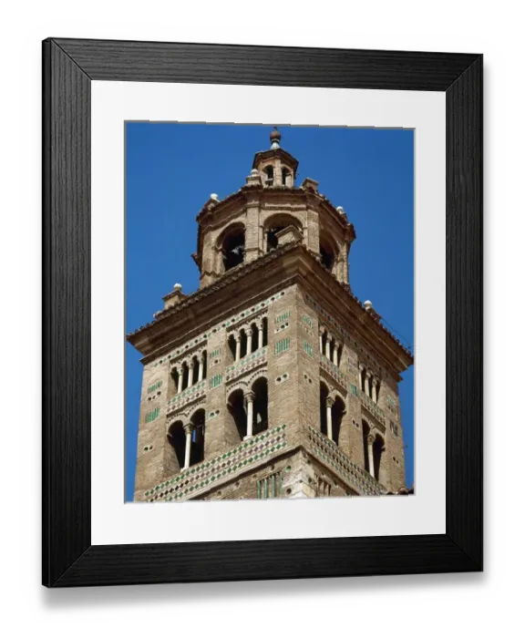 Framed Print : Cathedral of Teruel (12th and 13th centuries). Mudejar tower Framed Print : Cathedral of Teruel (12th and 13th centuries). Mudejar tower