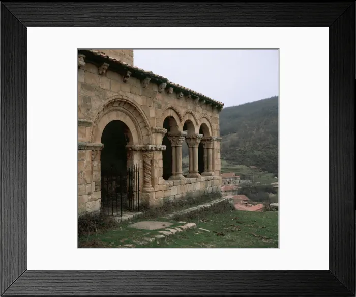 Framed Print : Hermitage of St. Kitts of Canales on double-column portico Framed Print : Hermitage of St. Kitts of Canales on double-column portico