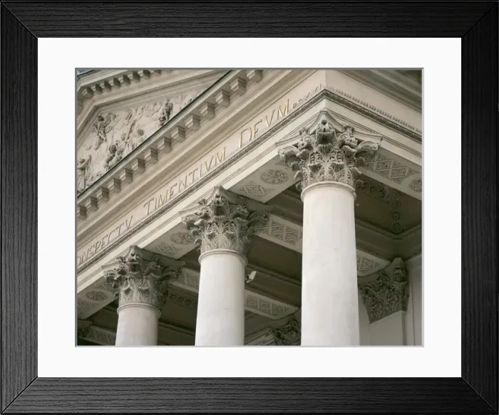 Framed Print : Karlskirche or Church of St. Charles Borromeo (1716-1737) Framed Print : Karlskirche or Church of St. Charles Borromeo (1716-1737)