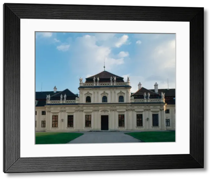 Framed Print : Belvedere Palace (Lower Belvedere)(1714-1716). Facade. Vien Framed Print : Belvedere Palace (Lower Belvedere)(1714-1716). Facade. Vien
