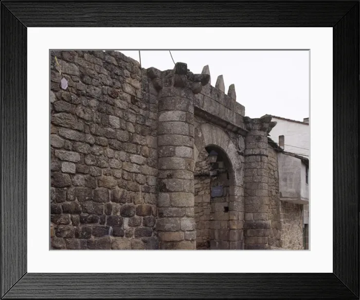 Framed Print : Spain. Galicia. Ribadavia. Entrance to the Jewish quarter Framed Print : Spain. Galicia. Ribadavia. Entrance to the Jewish quarter