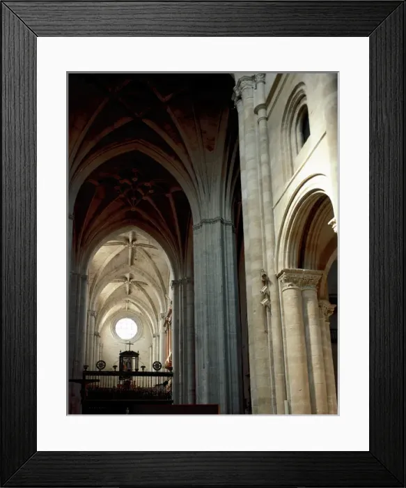 Framed Print : Cathedral of Santo Domingo de la Calzada. Nave. La Rioja. Sp Framed Print : Cathedral of Santo Domingo de la Calzada. Nave. La Rioja. Sp