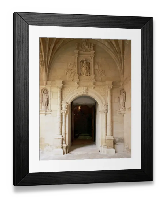 Framed Print : Yuso Monastery. San Millan de la Cogolla. Entrance to the ch Framed Print : Yuso Monastery. San Millan de la Cogolla. Entrance to the ch