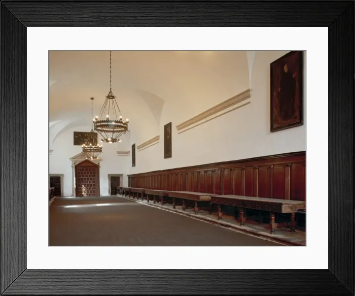 Framed Print : Yuso Monastery. San Millan de la Cogolla. Refectory. La Rioj Framed Print : Yuso Monastery. San Millan de la Cogolla. Refectory. La Rioj