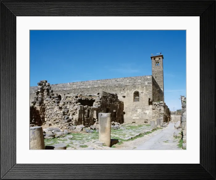 Framed Print : Syria. Bosra. Al-Omari Mosque Framed Print : Syria. Bosra. Al-Omari Mosque