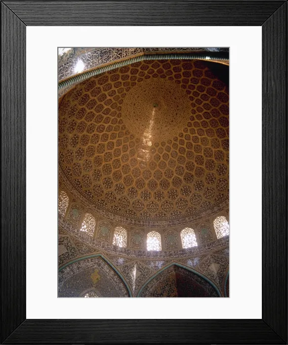 Framed Print : Sheikh Loftollah Mosque. Dome. Isfahan. Iran Framed Print : Sheikh Loftollah Mosque. Dome. Isfahan. Iran