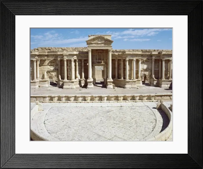 Framed Print : Syria. Palmyra. Roman theater Framed Print : Syria. Palmyra. Roman theater