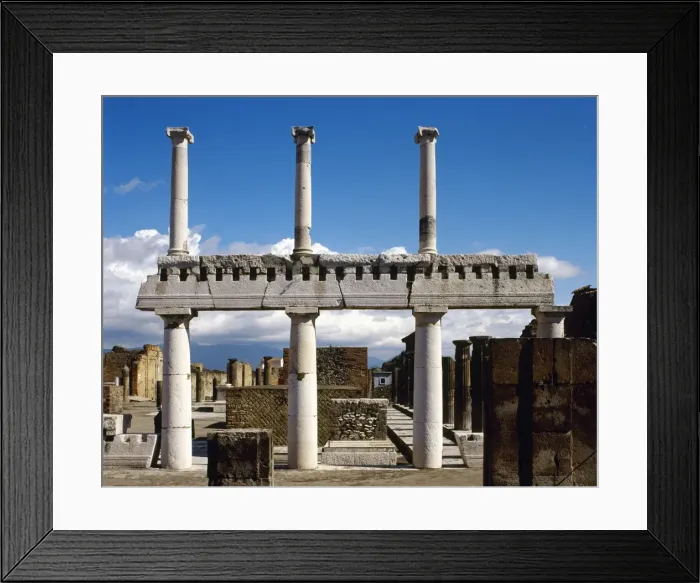 Framed Print : Roman art. Pompeii. Forum Framed Print : Roman art. Pompeii. Forum