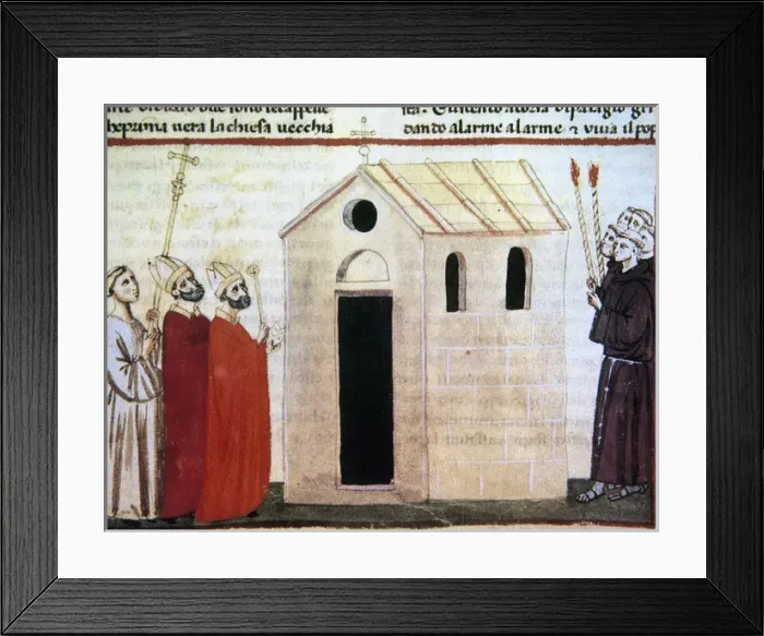 Framed Print : Giovanni Villani (ca. 1276 or 12801348). New Chronicles. Mi Framed Print : Giovanni Villani (ca. 1276 or 12801348). New Chronicles. Mi