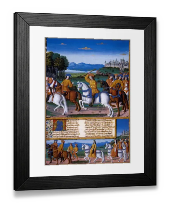 Framed Print : Charles VI the Beloved. The madness of Charles VI Framed Print : Charles VI the Beloved. The madness of Charles VI