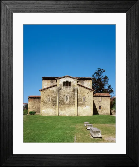 Framed Print : Pre-Romanesque art. Church of San Julia?n de los Prados or S Framed Print : Pre-Romanesque art. Church of San Julia?n de los Prados or S