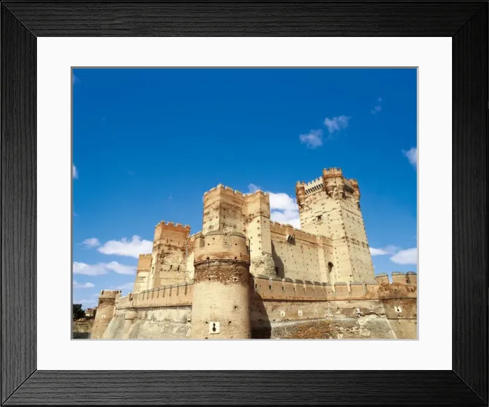 Framed Print : Castle of La Mota. Medina del Campo. Valladolid province. Ca Framed Print : Castle of La Mota. Medina del Campo. Valladolid province. Ca