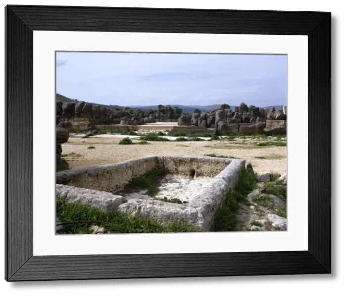 Framed Print : The Ain Dara temple. Around Aleppo. Syria Framed Print : The Ain Dara temple. Around Aleppo. Syria