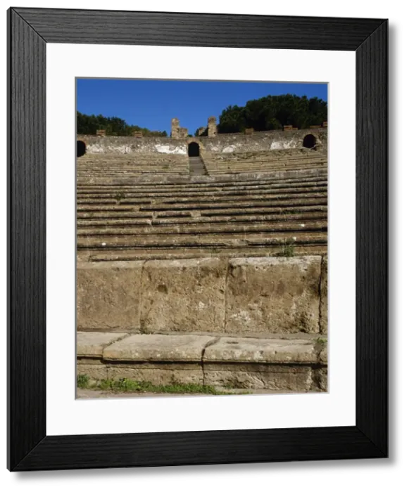 Framed Print : Amphitheater. Pompeii. Italy Framed Print : Amphitheater. Pompeii. Italy