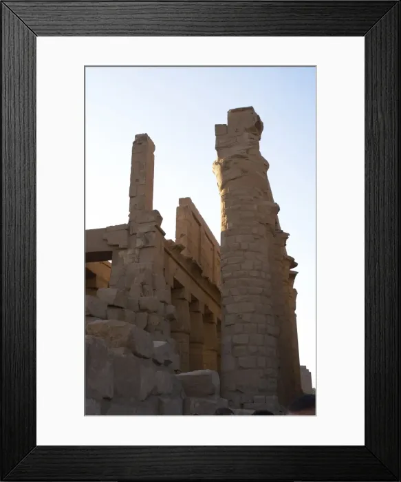 Framed Print : Temple of Karnak. The Great Temple of Amon. Hypostyle hall Framed Print : Temple of Karnak. The Great Temple of Amon. Hypostyle hall