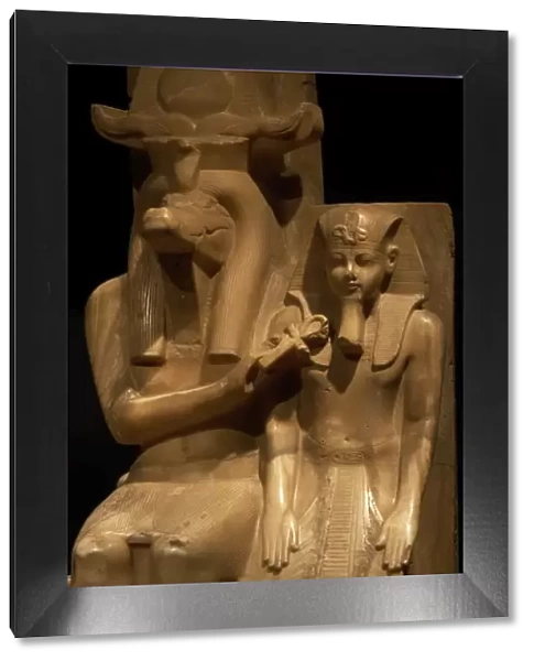 Statue of Amenhotep III (Neb-Maat-Ra) and Sobek c. 1390-1352