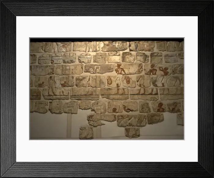 Framed Print : Talatat walls from the temple of Amenhotep IV Framed Print : Talatat walls from the temple of Amenhotep IV