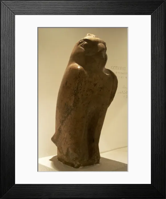 Framed Print : God Horus as a falcon. 25th Dynasty Framed Print : God Horus as a falcon. 25th Dynasty
