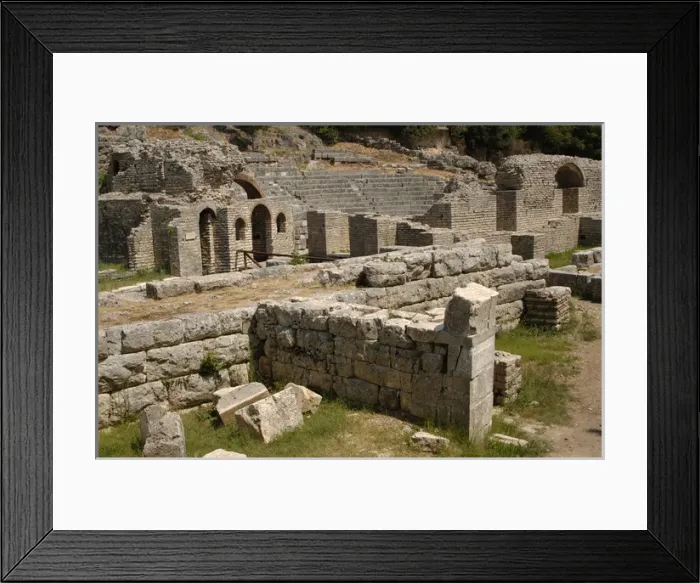 Framed Print : Albania. Butrint. Temple of Asklepios Framed Print : Albania. Butrint. Temple of Asklepios