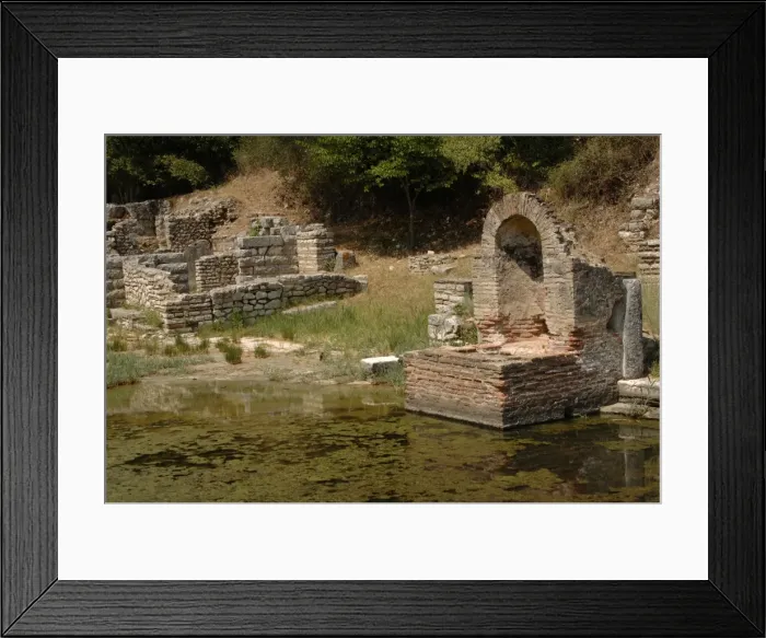 Framed Print : Albania. Butrint. Temple of Asklepios Framed Print : Albania. Butrint. Temple of Asklepios
