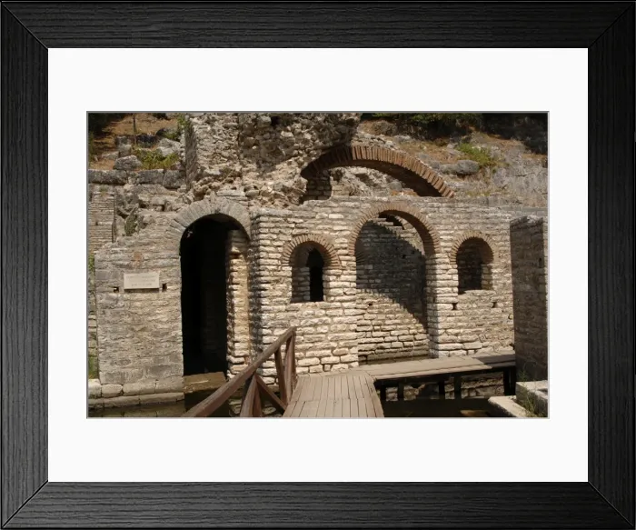Framed Print : Albania. Butrint. Temple of Asklepios Framed Print : Albania. Butrint. Temple of Asklepios