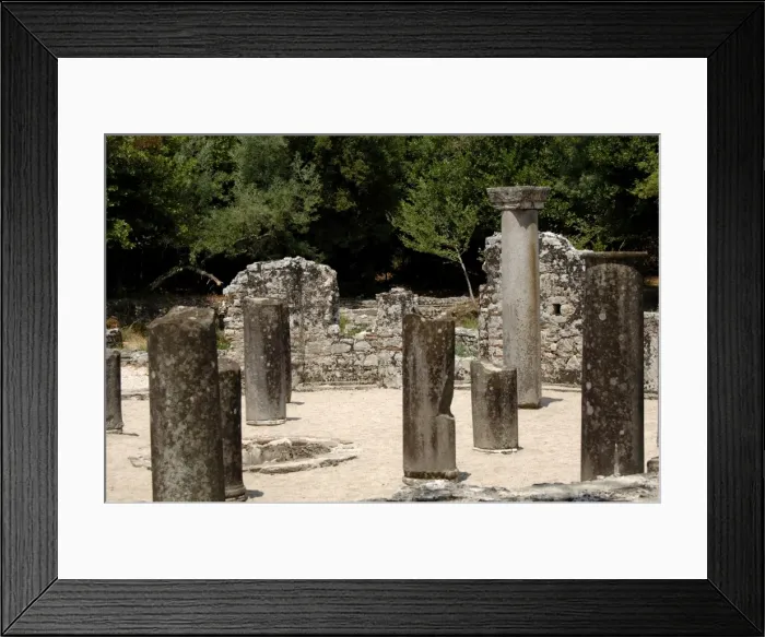 Framed Print : Early Christian art. Baptistery of the 6th century A. C. Butr Framed Print : Early Christian art. Baptistery of the 6th century A. C. Butr