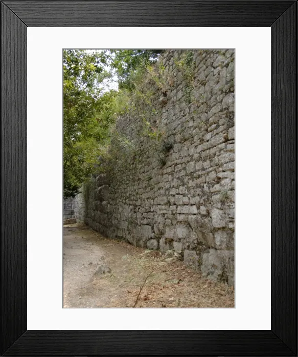 Framed Print : Albania. Butrint. Cyclopean walls of the ancient city Framed Print : Albania. Butrint. Cyclopean walls of the ancient city