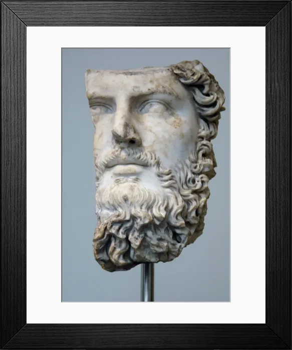 Framed Print : Lucius Verus Augustus. (130-169). Roman Emperor (161-169) Framed Print : Lucius Verus Augustus. (130-169). Roman Emperor (161-169)