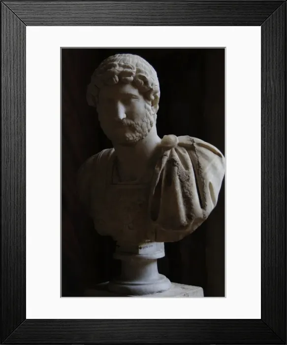 Framed Print : Publio Aelio Hadrian (76-138). Roman Emperor (117-138) Framed Print : Publio Aelio Hadrian (76-138). Roman Emperor (117-138)